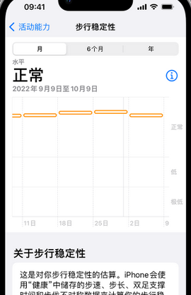 莱州iPhone手机维修如何在iPhone开启'步行稳定性通知'