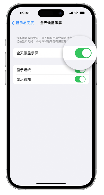 莱州苹果14维修店分享如何自定义 iPhone 14 Pro 常亮显示屏 