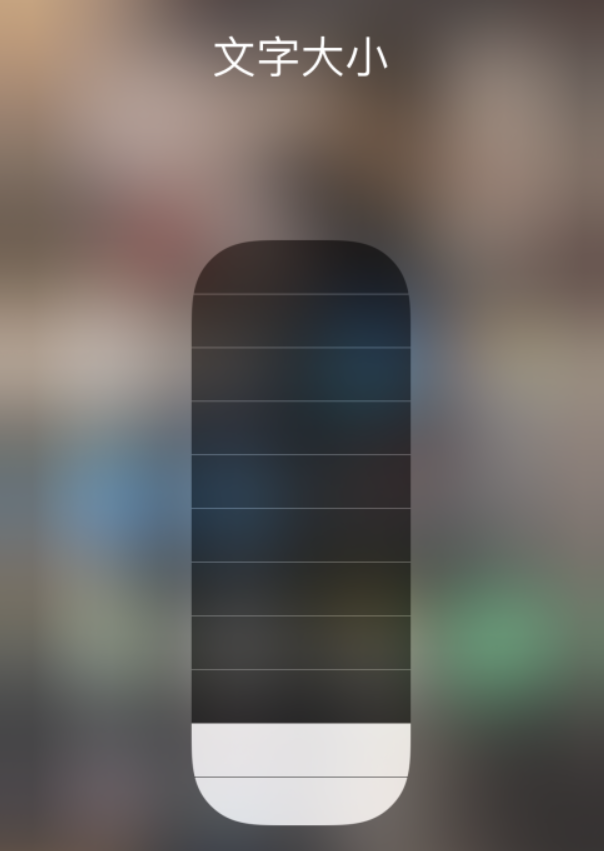 莱州苹果手机维修分享小技巧：在 iPhone 控制中心快速调节字体大小 