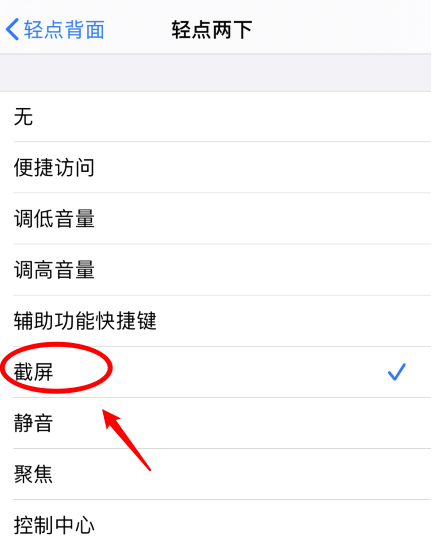 莱州苹果手机维修分享iPhone12如何启用双击截屏 